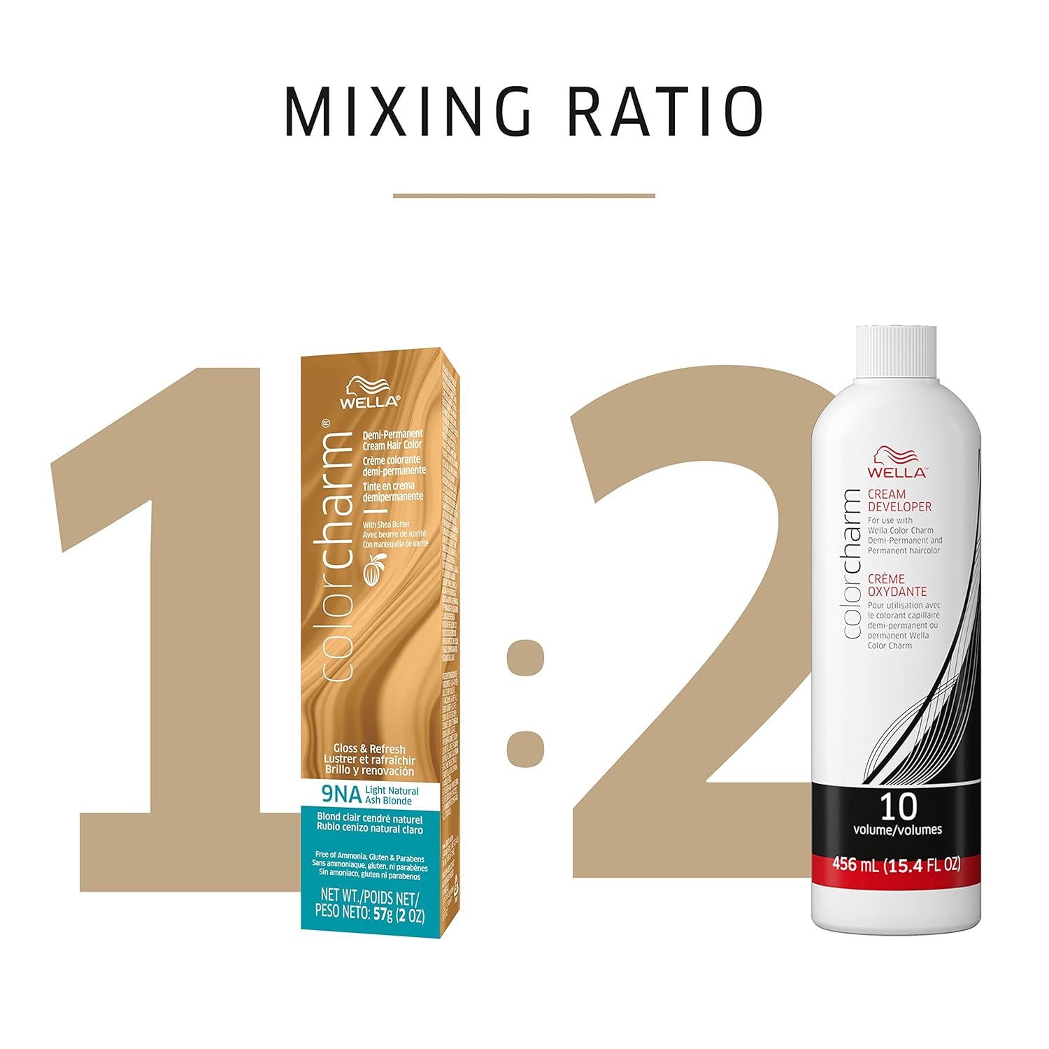 Demi Permanent Hair Color 9NA Light Natural Ash Blonde k7p
