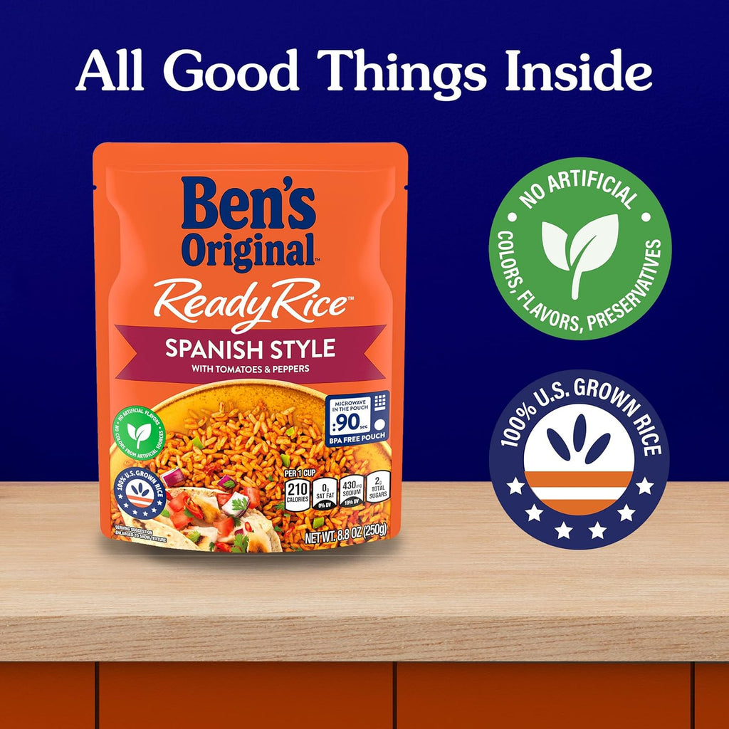Spanish Style Rice 8.8 oz 6 Pack k7
