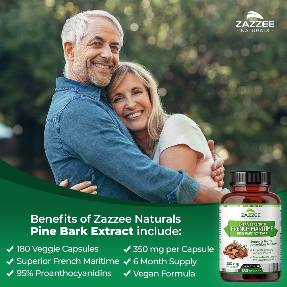 French Maritime Pine Bark Extract 350mg Vegan Capsules k7