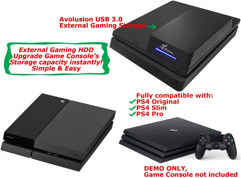 External Gaming Hard Drive 4TB USB 3.0 7200RPM k7