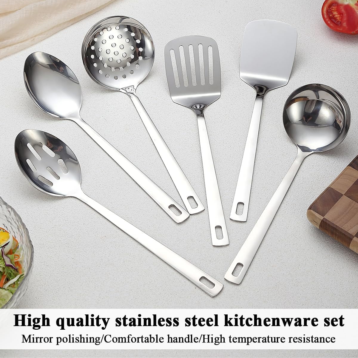 Stainless Steel Kitchen Utensils Set 6pcs a7