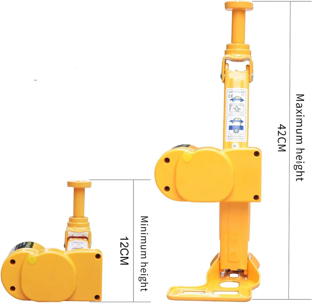 Car Floor Jack 3 Ton 12V Scissor Lift Set for Sedans SUV w/ Double Saddles Remote Tire Change Tool Kits a7