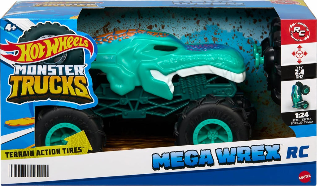 Remote Control Monster Truck Toy 1:24 Scale All-Terrain Wheelies k7m