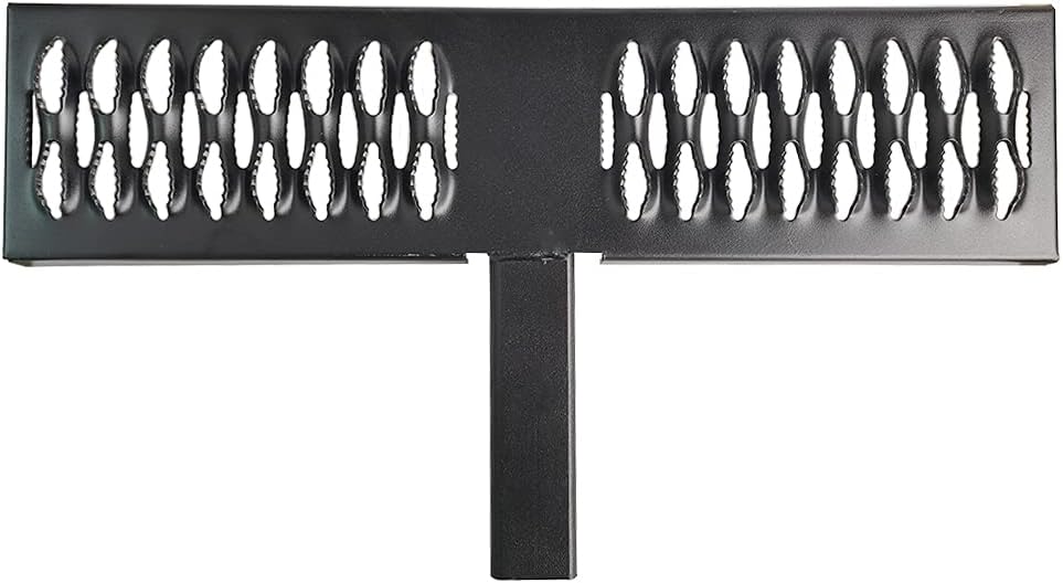POWERWORKS Universal Hitch Step Anti Slip and Rust Towing Bumper Guard Black ，Accessories Rear Hitch Step Fit 2" Rear Hitch Receivers with 24.4" Pedal for Most Cars SUV Trucks Pickups