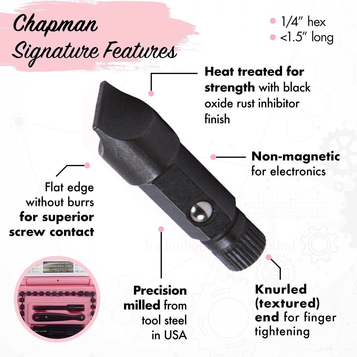 Screwdriver Set with 24 Insert Bits and Mini Ratchet Tool k7m