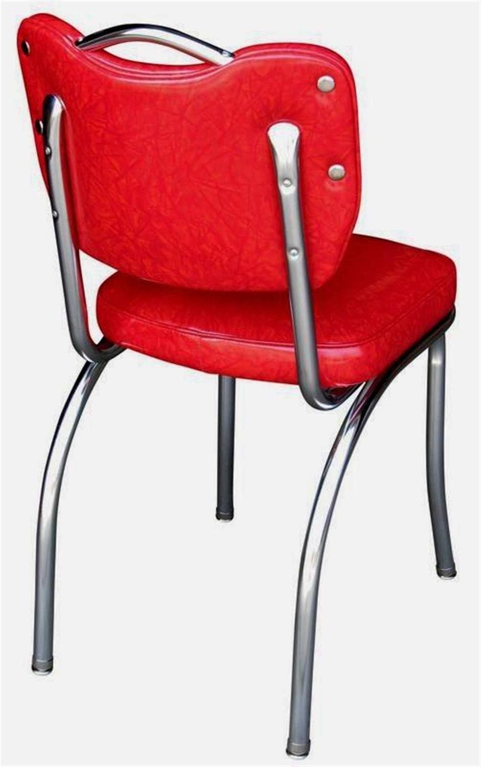 Diner Chair with Channel Back and Box Seat Yellow k7m