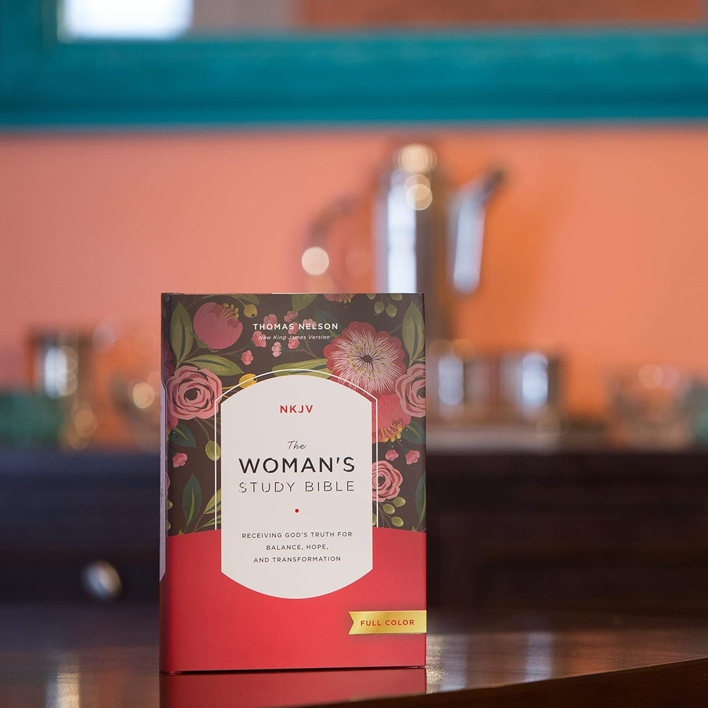 Woman's Study Bible Hardcover Red Letter Full-Color Edition k7m