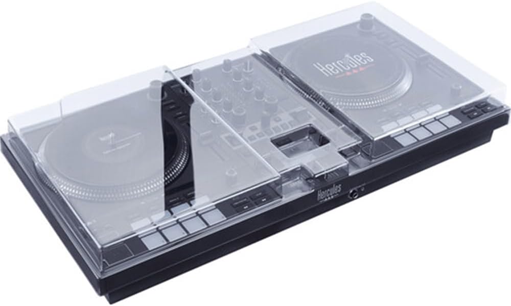 DJ Controller 2 Deck Motorized with Cover and Headphones k7