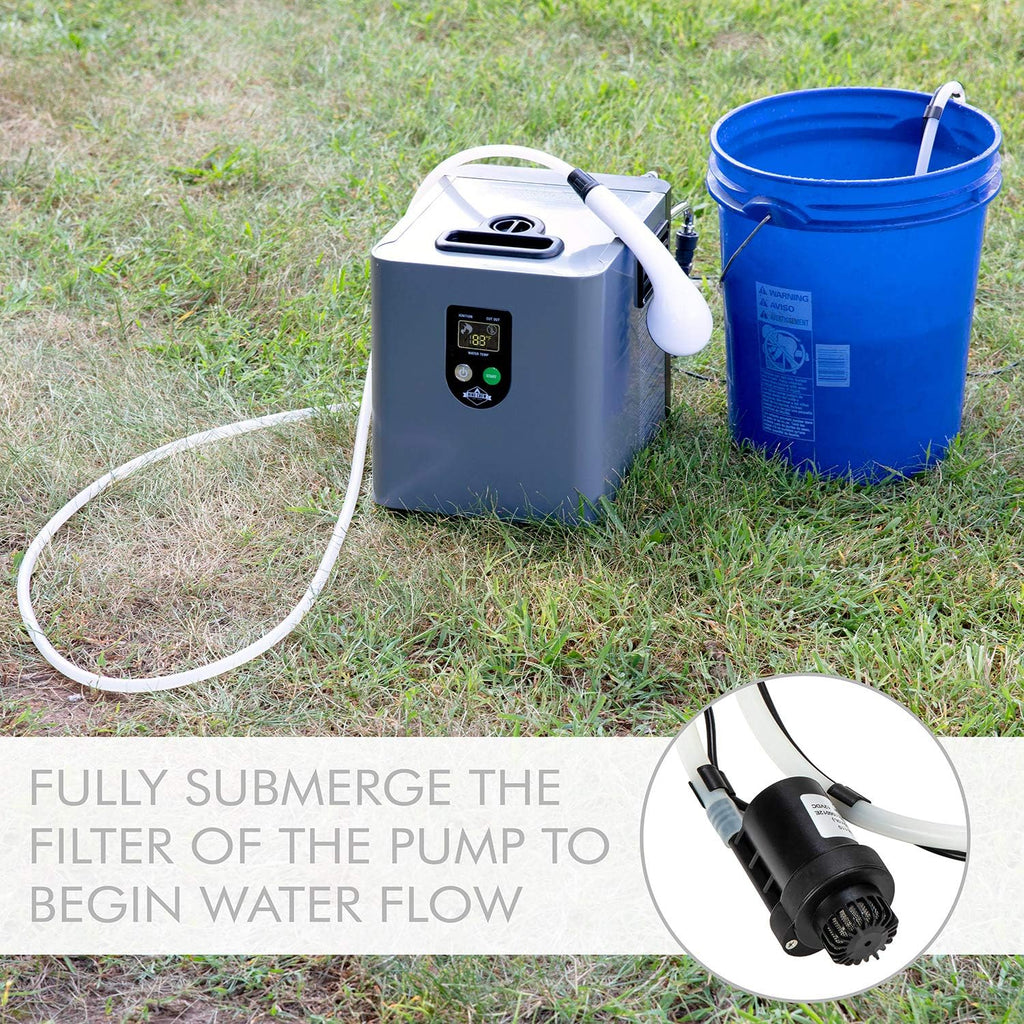 Portable Propane Water Heater & Shower Pump for Camping a7