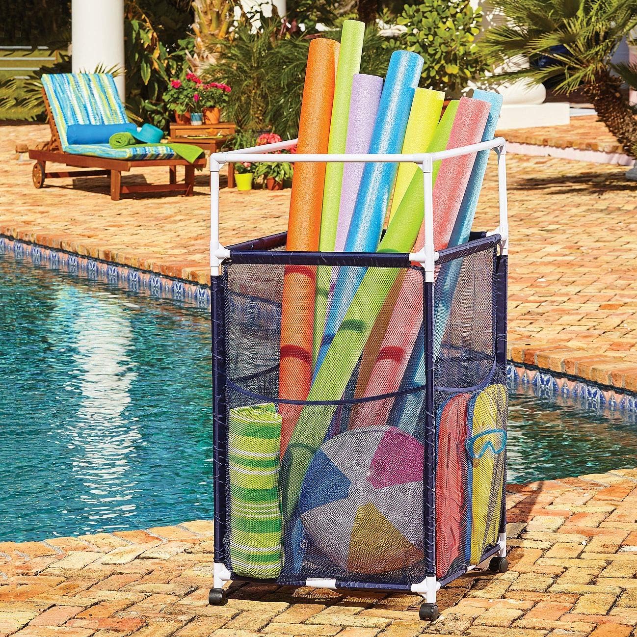 Pool Noodle Storage Cart a7