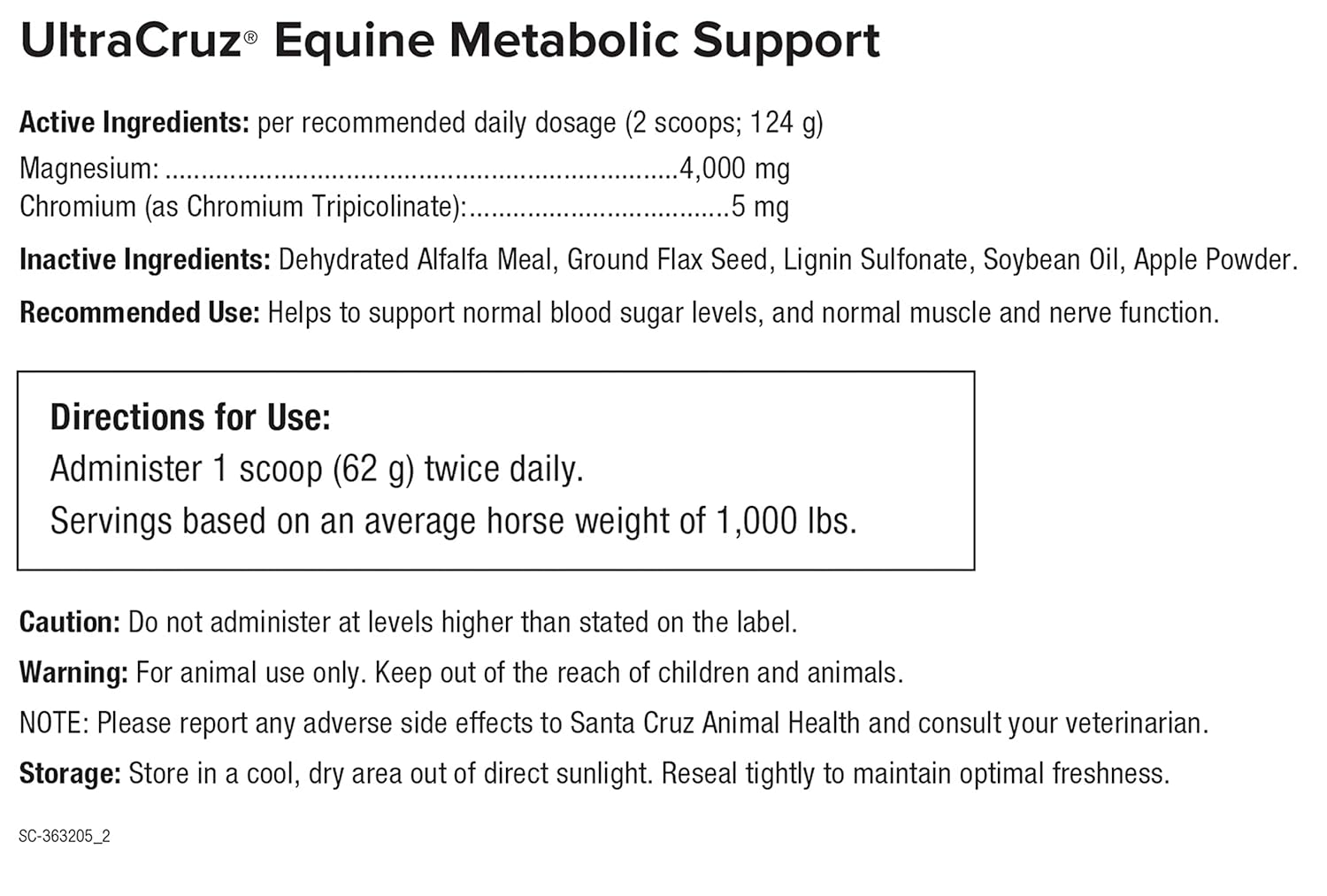 Equine Metabolic Support Supplement for Horses, 10 lb Pellet q7
