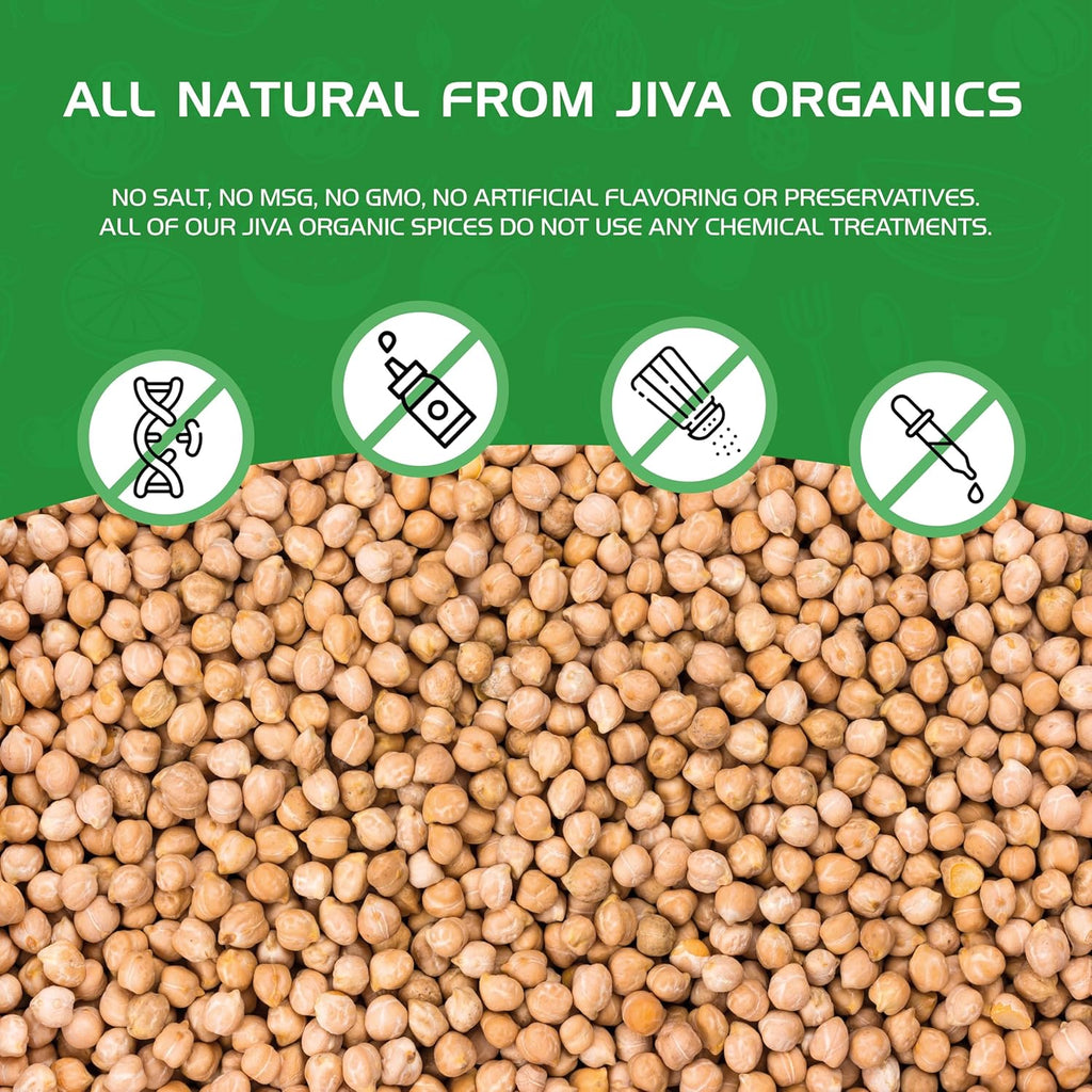 Organic Raw Chickpeas Whole Garbanzo Beans 4 LB Large Bag a7
