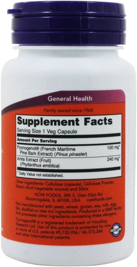 Pycnogenol 100 mg Vegetarian Capsules a7