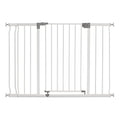 Dreambaby Liberty Extra-Wide Baby Safety Gate- with Smart Stay Open Feature - Fits Openings 39-42.5 inches Wide - White - Model L867