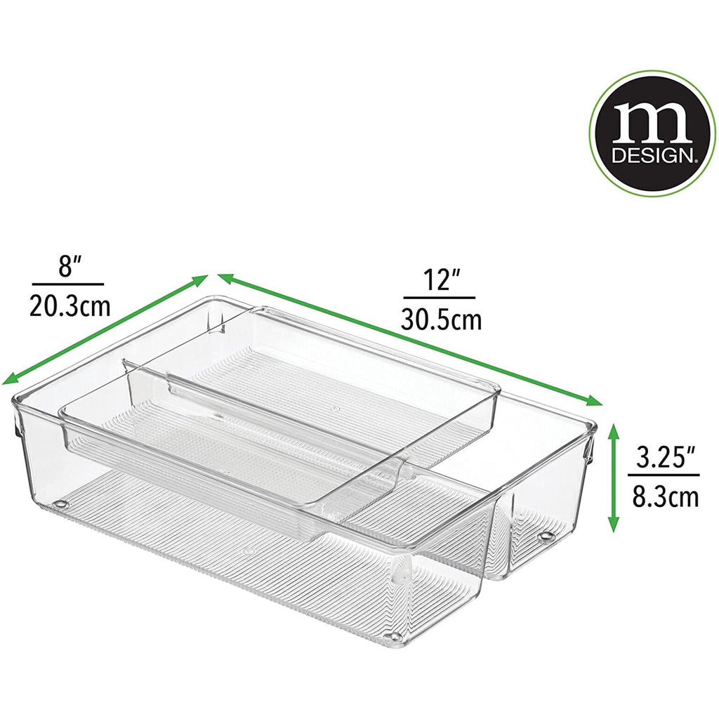 Drawer Organizer 2-Tier Stackable Tray a7