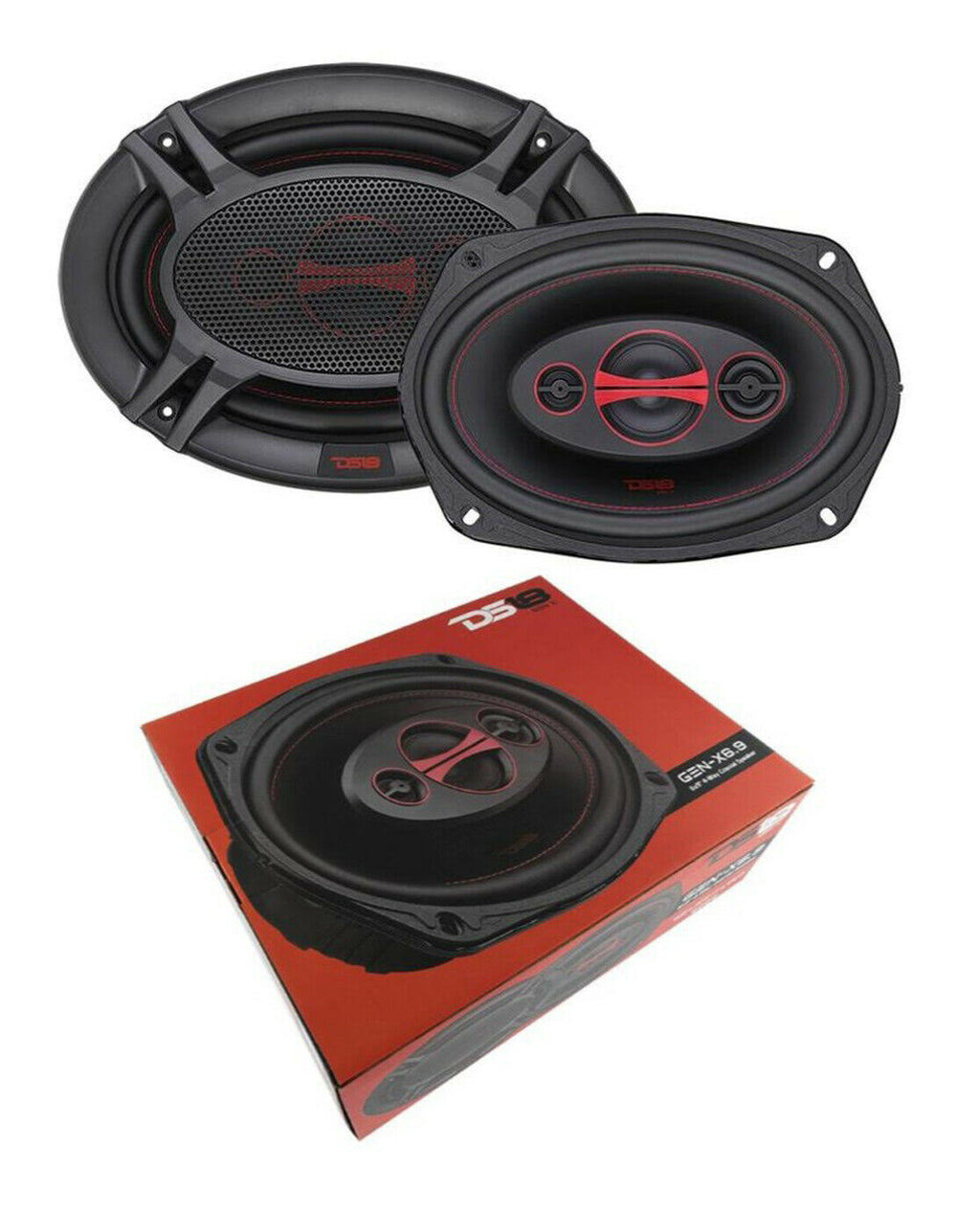6x9 4-Way 180W Coaxial Speaker Pair a7