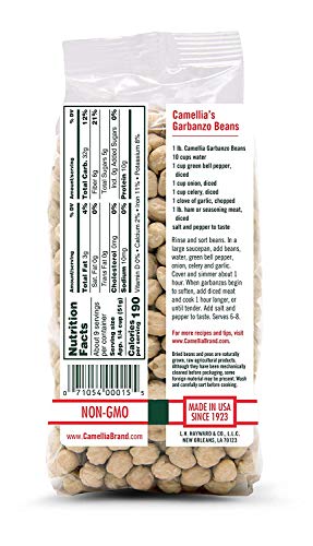 Dried Garbanzo Beans Chickpeas 1 Pound Pack of 2 k7