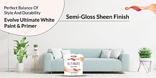 White Interior Exterior Paint Primer Flat Sheen Gallon a7