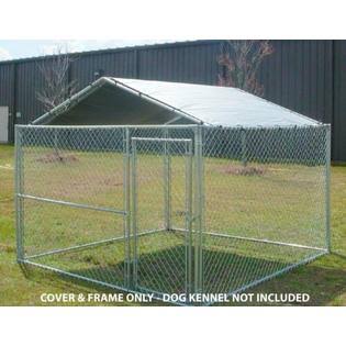 King Canopy Dog House Canopy Cage Cover Shade Shelter Outdoor Pen Pet 10x10 Kennel Tent King