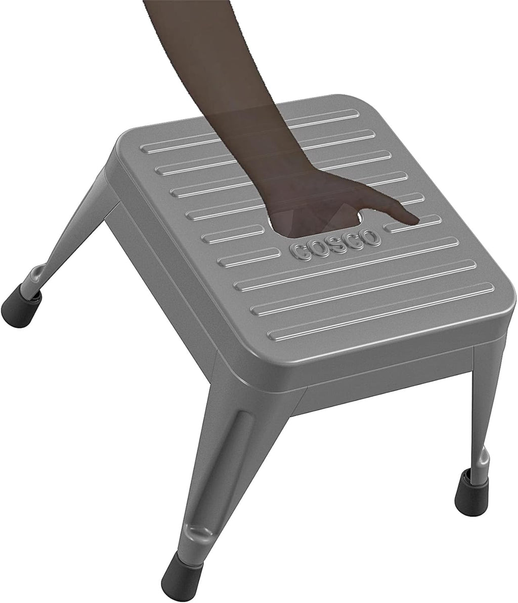 Steel Step Stool 2 Pack Gray a7