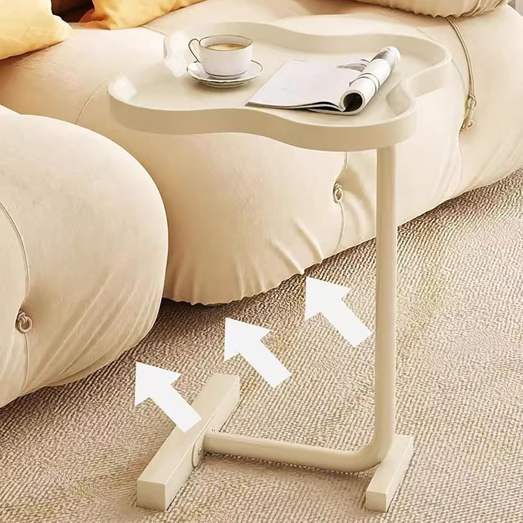 C Shaped Side Table Modern Curved End Table for Living Room Bedroom k7