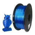 Silk PLA Filament Sapphire Blue 1.75 mm 1KG 3D Printer Filament 2.2 LBS Spool FDM 3D Printing Materials Silky Shiny Metal Metallic Blue