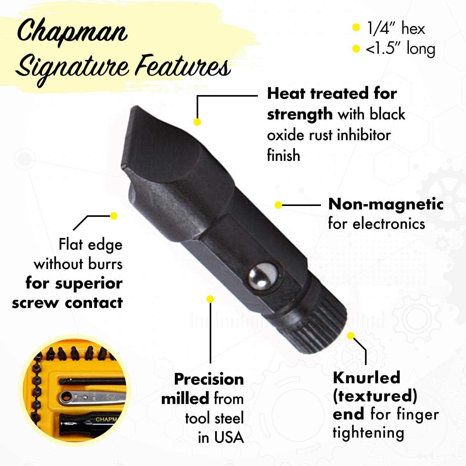 Screwdriver Set with 24 Insert Bits and Mini Ratchet Tool k7m