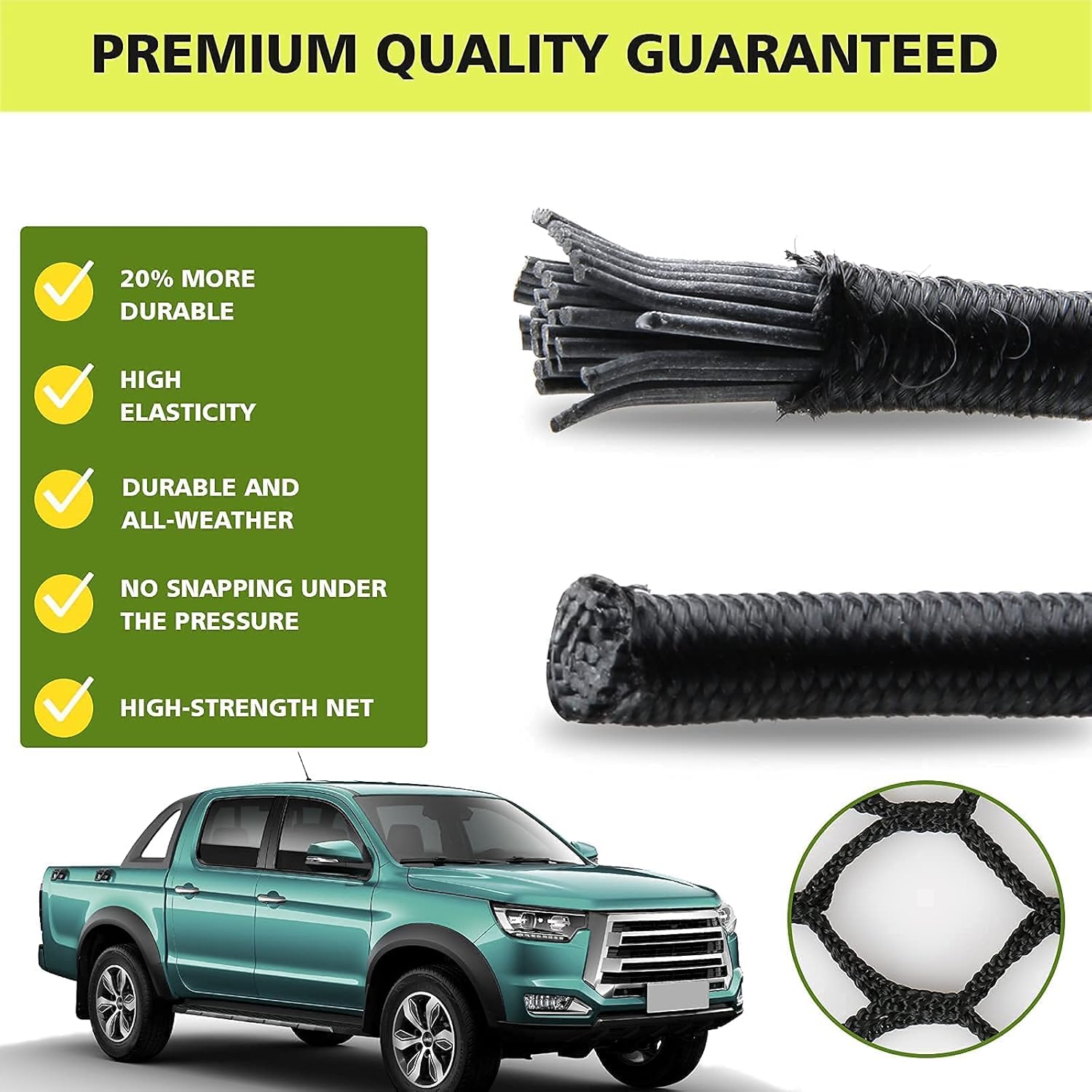 Car Rear Cargo Net Organizer for SUV Trunk a7