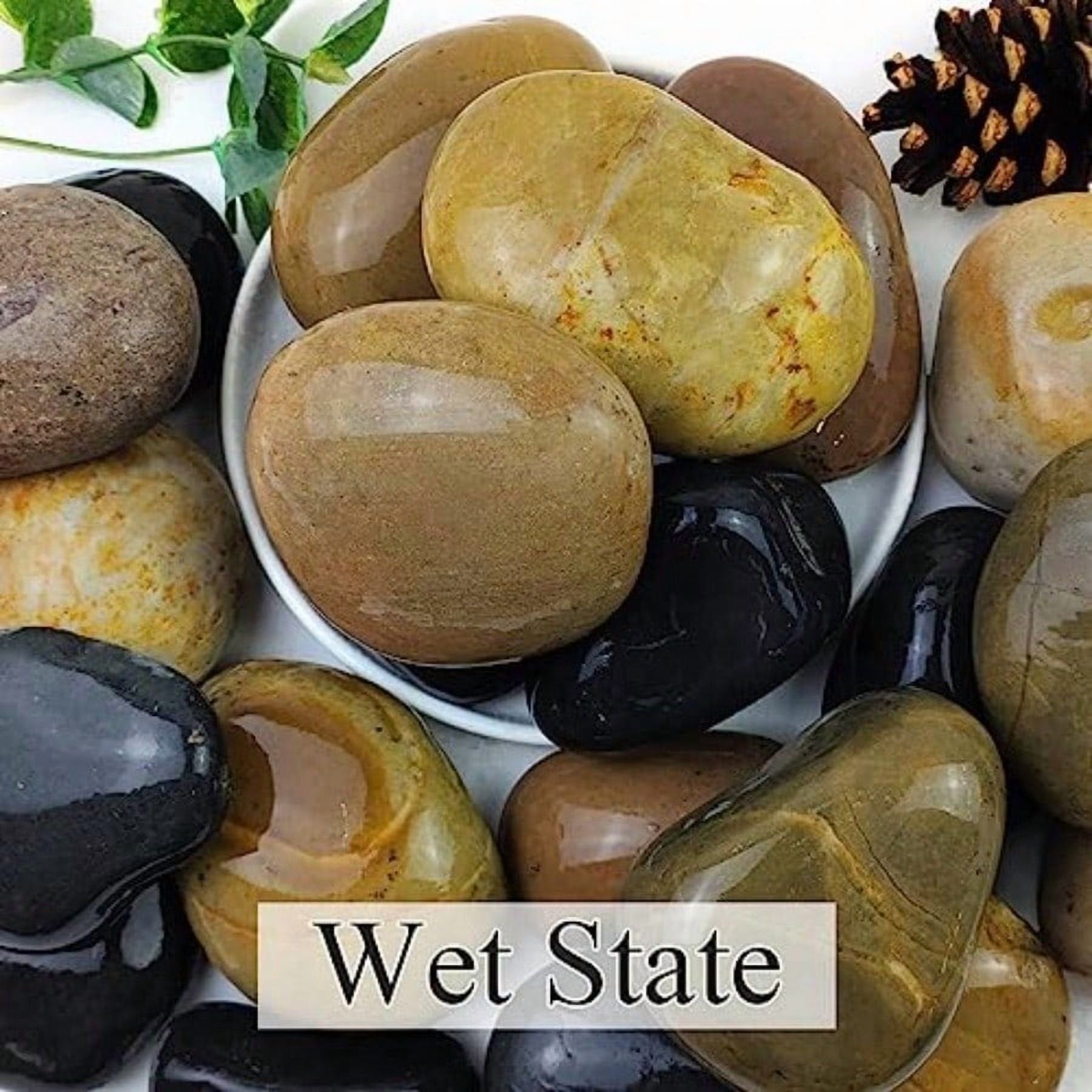 Natural River Rocks 3-4 Inch Pebbles for Garden Landscape k7