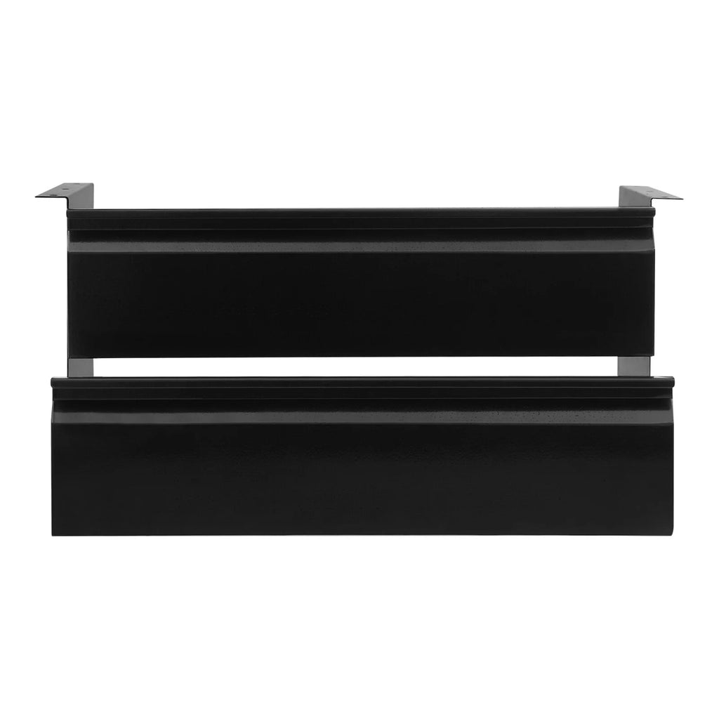 Under Desk Sliding Drawer Organizer, Black Steel Storage Tray a7