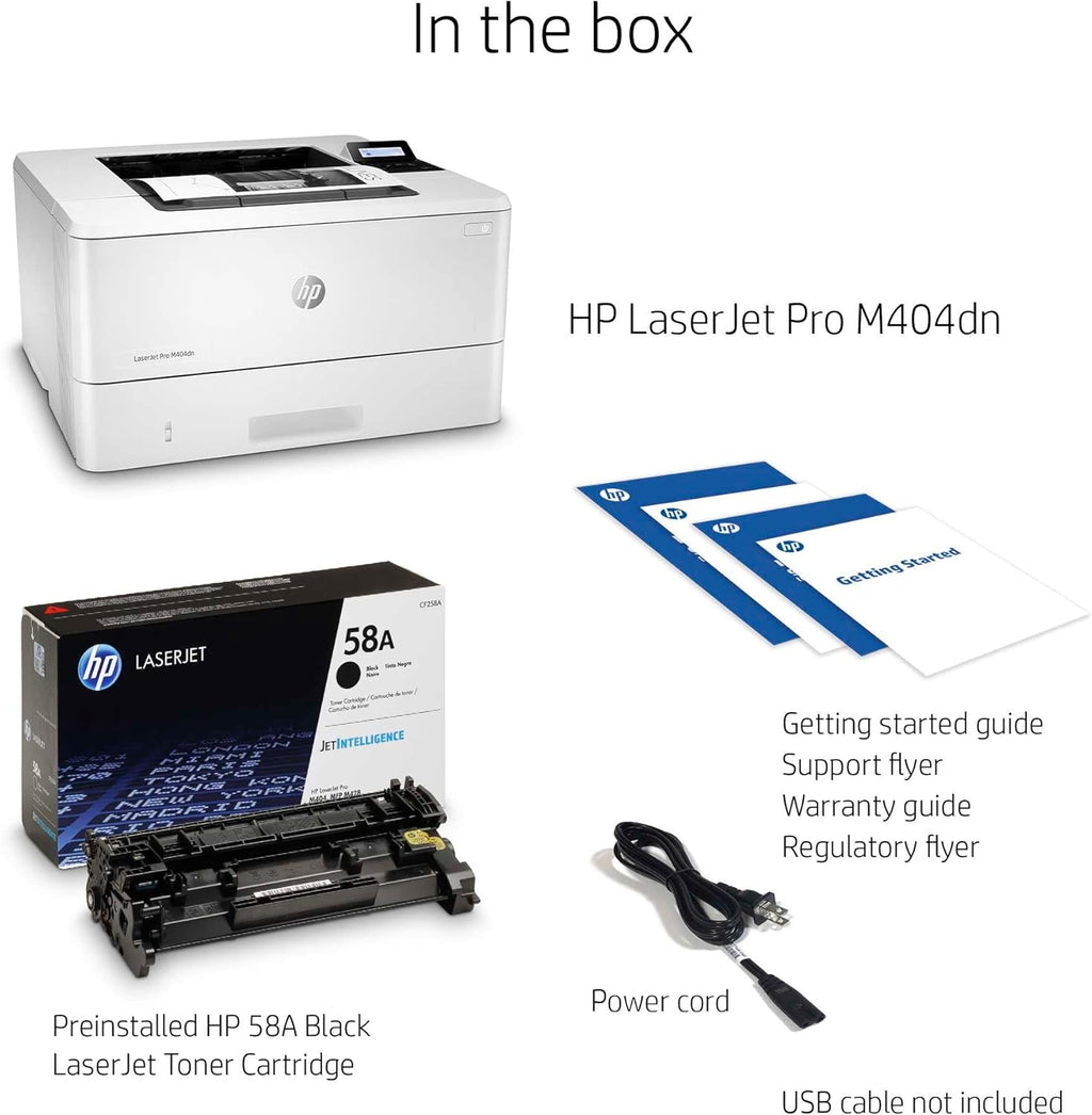 Monochrome Laser Printer with Auto Duplex, Ethernet Only k7q