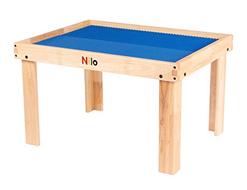 Kids Play Table Set with 2 Detachable Two-Sided Baseplates a7