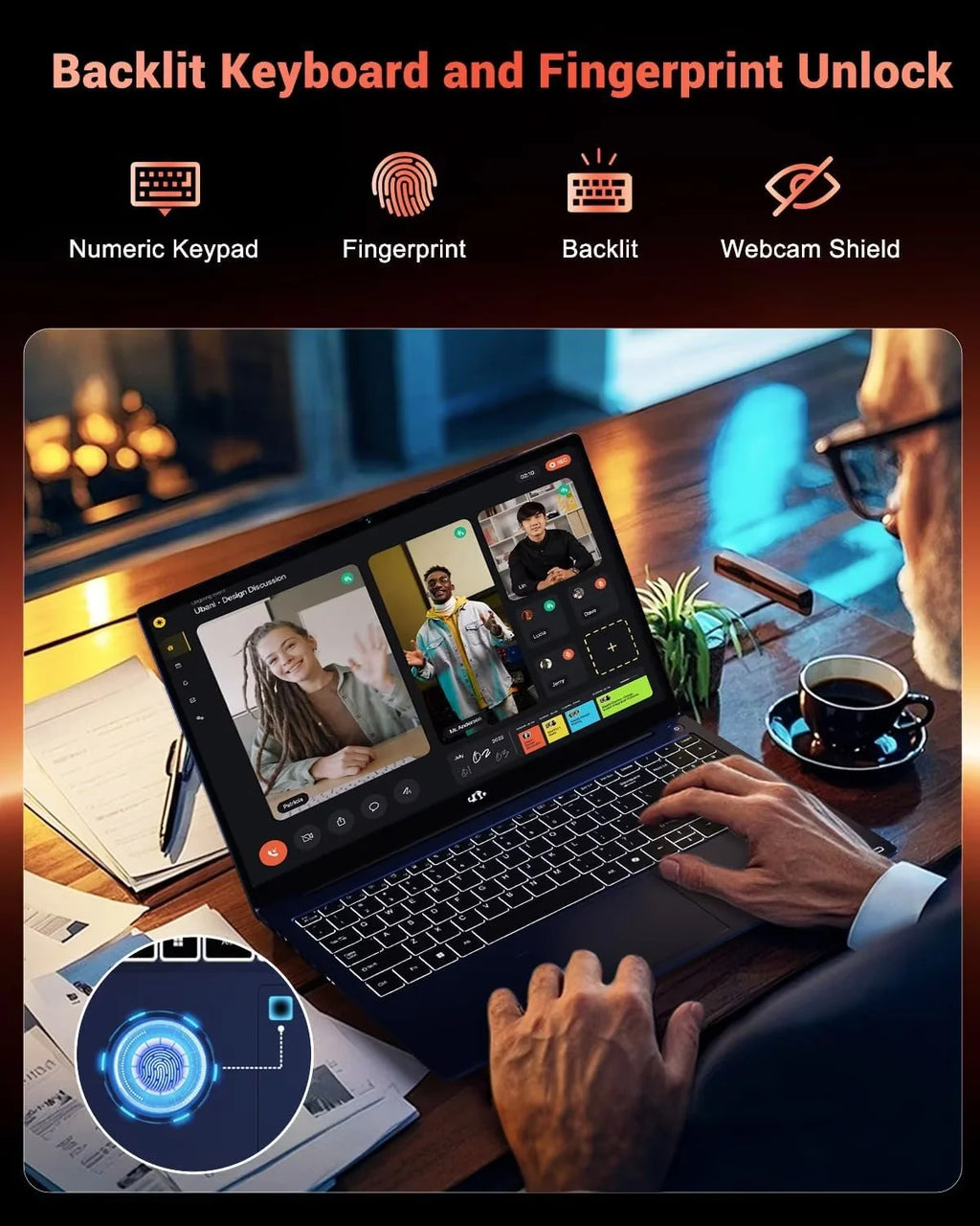 15.6" Gaming Laptop IPS FHD 32GB DDR5 2TB SSD k7