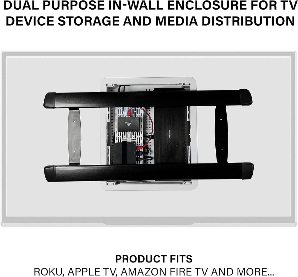 Cable Management Enclosure 17 Inch White k7