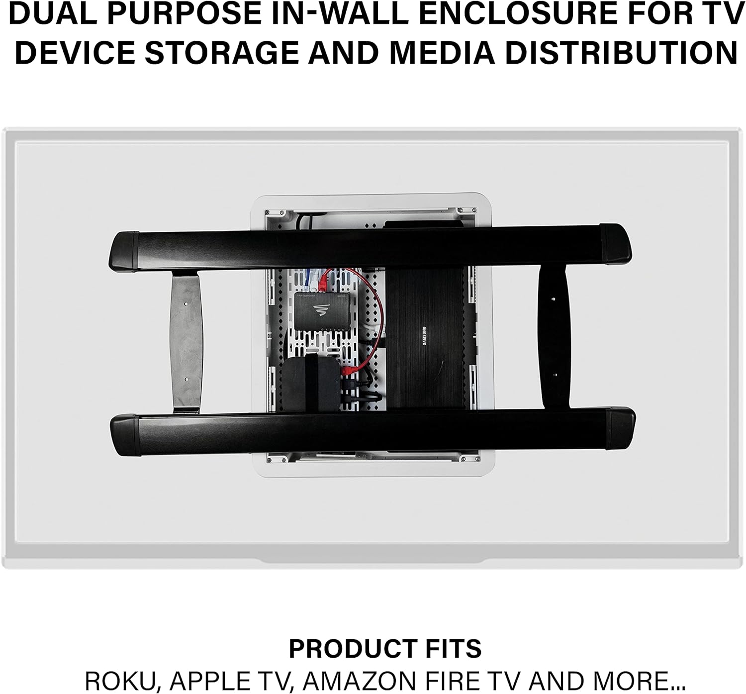 Cable Management Enclosure 17 Inch White k7