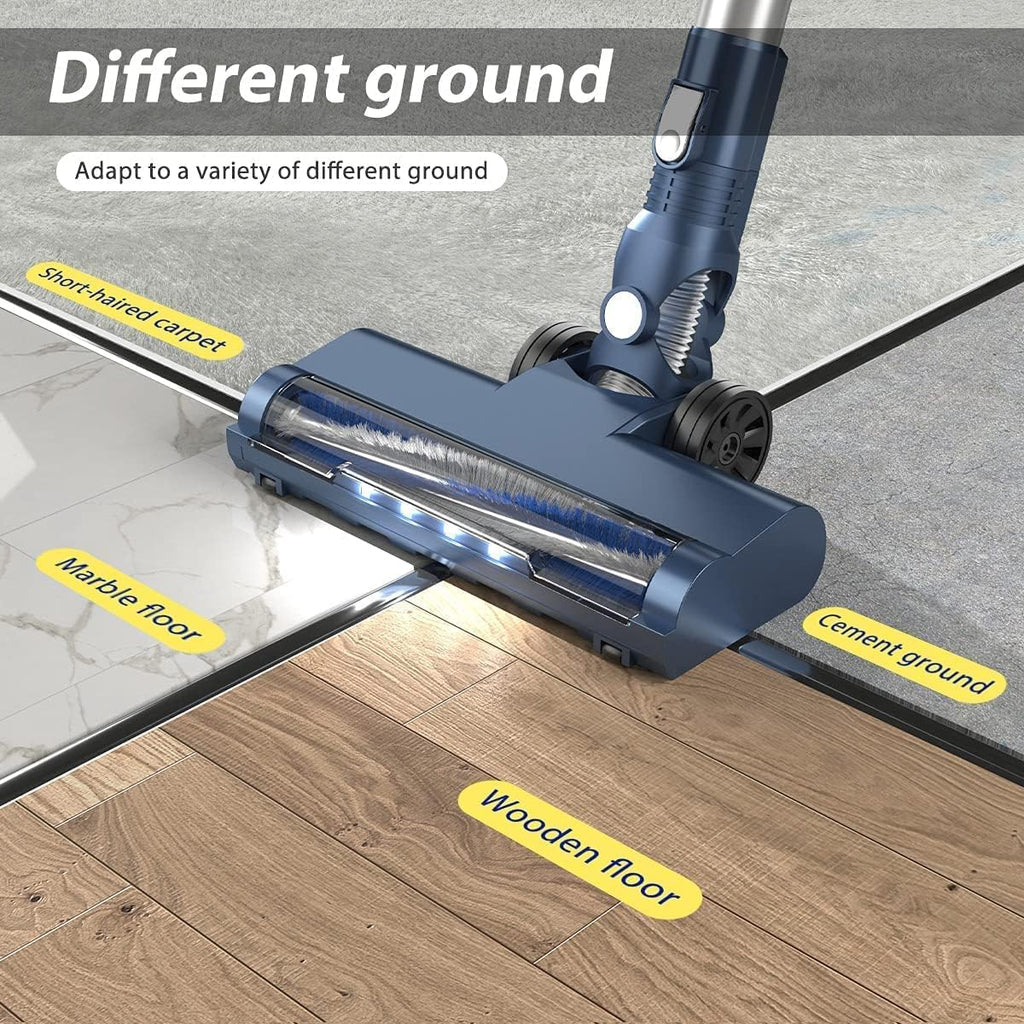 Cordless Stick Vacuum Cleaner with LED Display 20000Pa 4in1 Lightweight a7