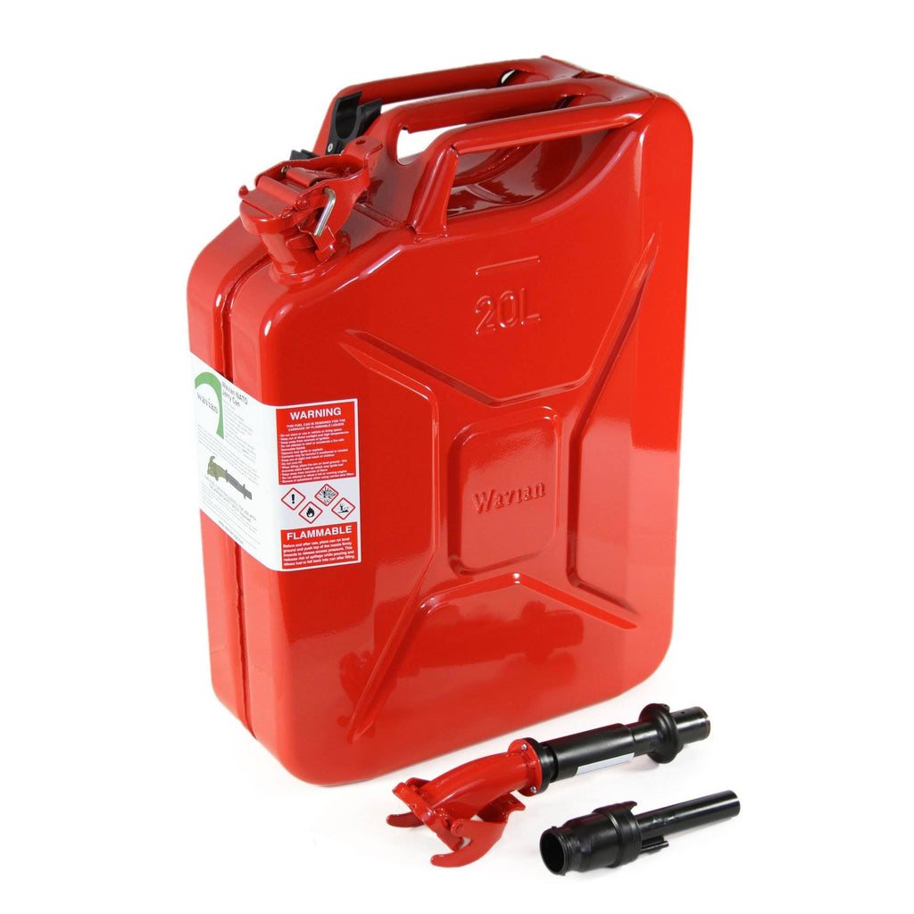 5.3 Gallon 20 Liter Carb Fuel Jerry Can with Spout Red k7m