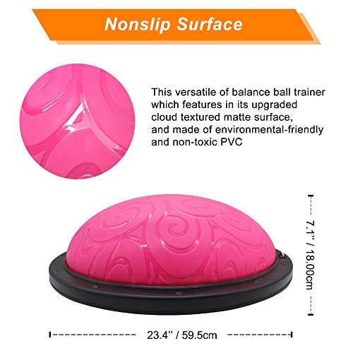 Balance Trainer Half Exercise Ball for Home Gym Core Strength Fitness a7