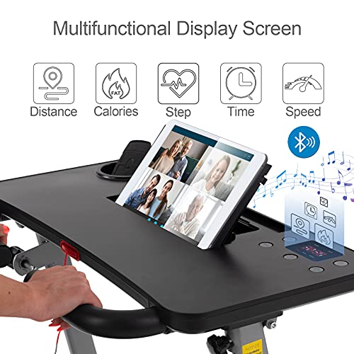 Folding Treadmill for Home 265lbs Electric Running Machine a7