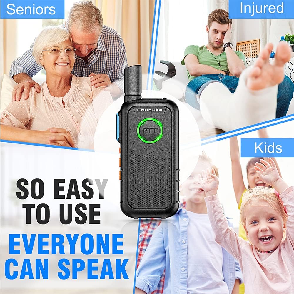 Wireless Intercom System 2 Pack for Home Office Hiking a7