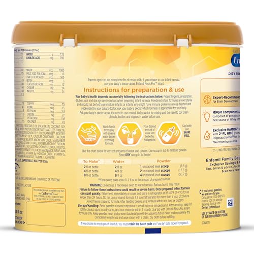 Baby Formula Milk-Based Infant Nutrition Non-GMO 124.2 oz k7