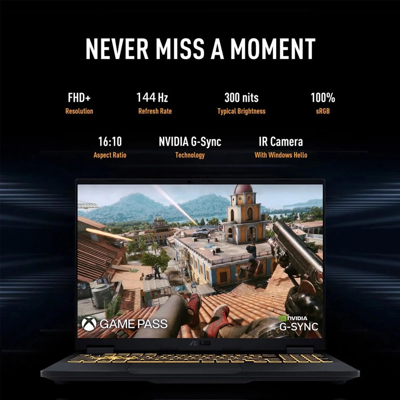 Gaming Laptop 16 WUXGA 144Hz 32GB DDR5 1TB SSD Windows 11 k7
