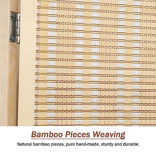 4 Panel Folding Room Divider Screen Freestanding Partition 6ft k7