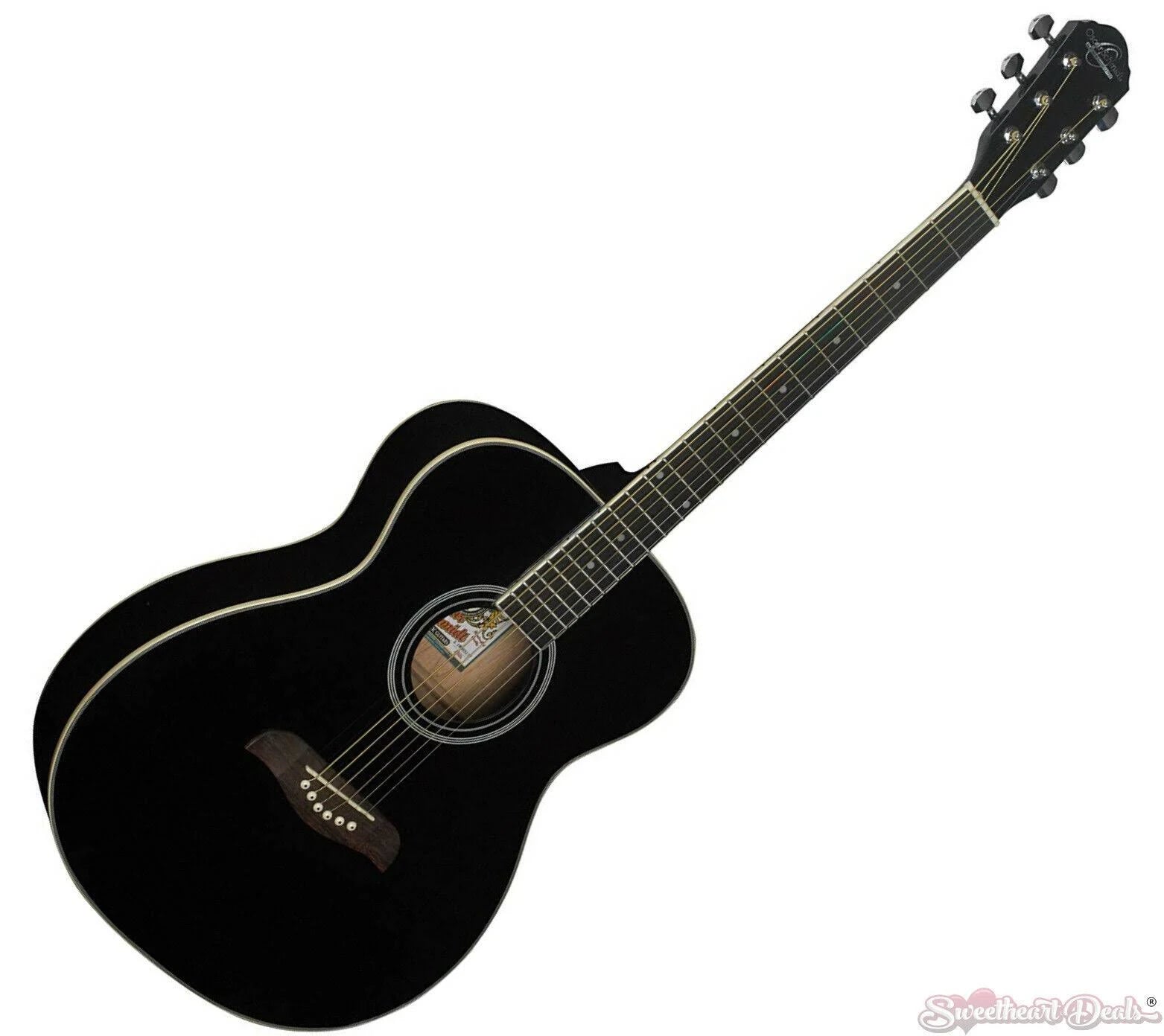 Acoustic Guitar Auditorium Black k7
