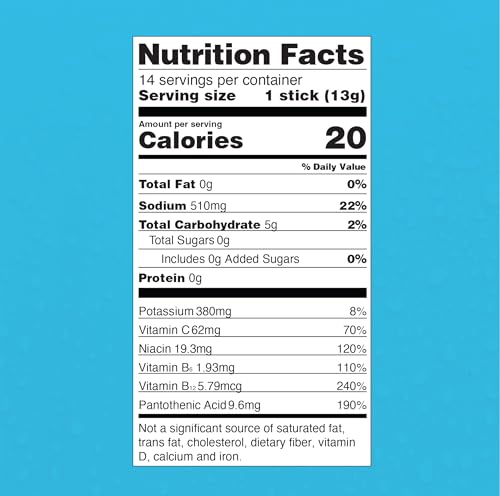 Sugar-Free Hydration Powder Packets Electrolyte Drink Mix k7p