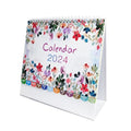 2024 Desk Calendar - Standing Flip 12 Months Calendar from January 2024 - December 2024, 8" x 6" Desk Calendar with to-do List,pink-Floral