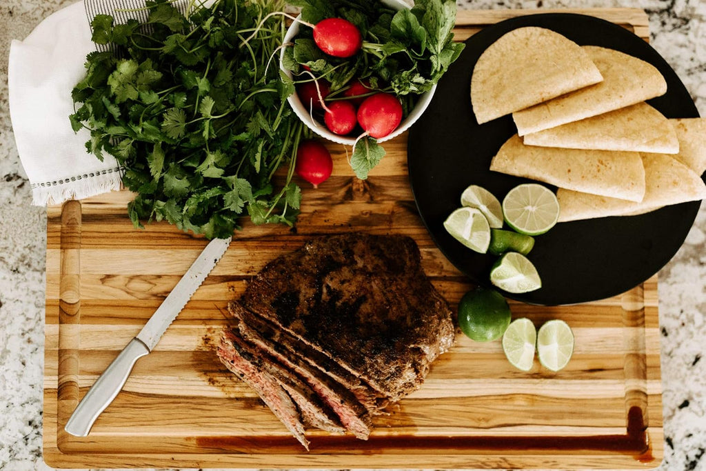 Large Wooden Cutting Board with Juice Groove 24x18x1.5 Inch a7