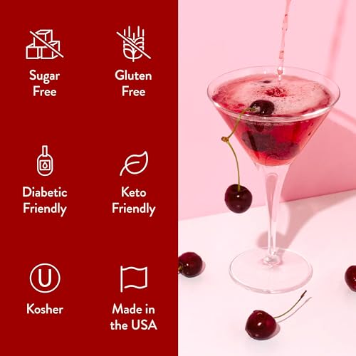 Sugar Free Raspberry Syrup Water Enhancer for Drinks k7m