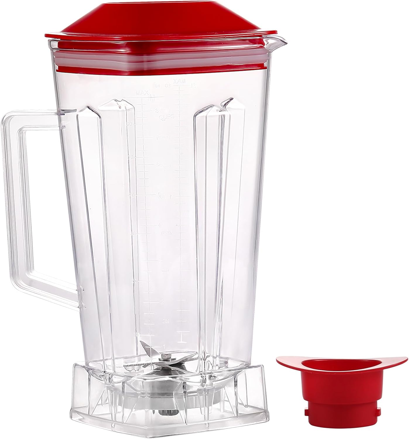 64 oz blender pitcher with red lid replacement parts a7k3