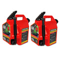 Surecan Self Venting Easy Pour 2.2 Gallon Flow Control GAS Container (2 Pack)